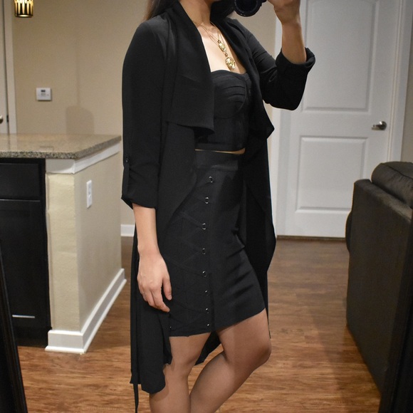 🌟RESTOCKED🌟 Perfect Night Black Duster - Picture 4 of 6